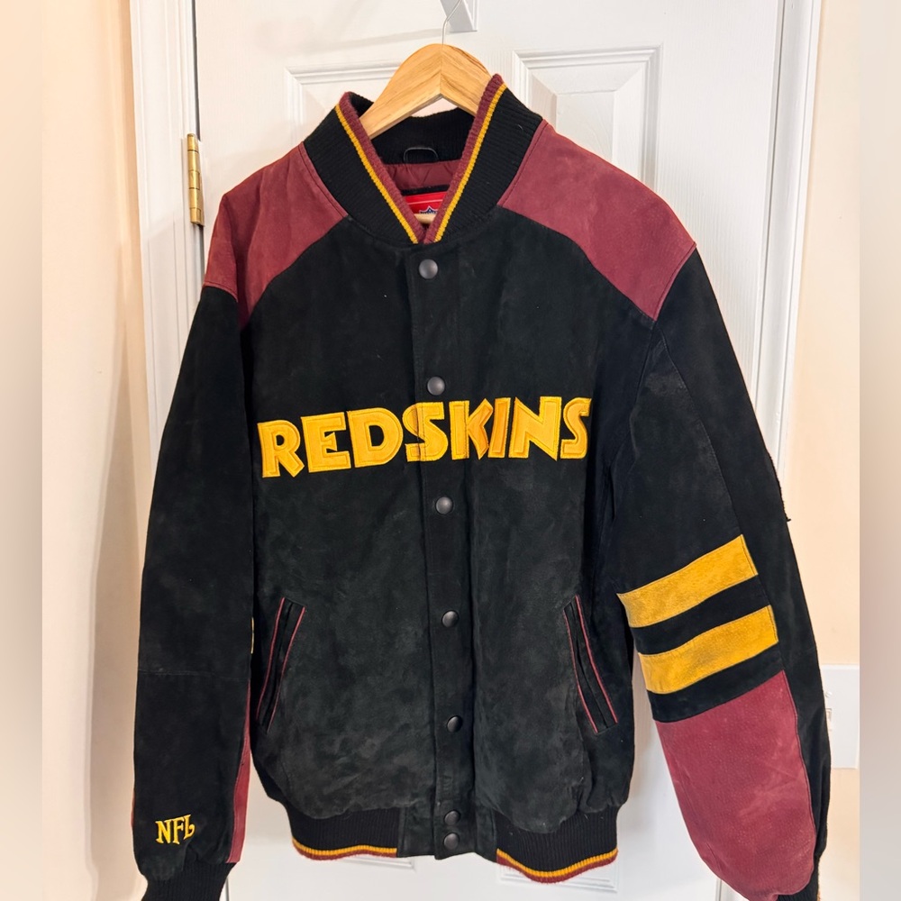 Washington Redskins Leather Vintage Medium NFL G-III NFL Bomber